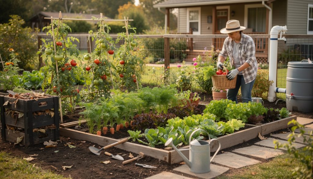 découvrez comment un jardin potager peut garantir une autonomie alimentaire partielle en cultivant vos propres légumes frais et en réduisant votre dépendance aux achats extérieurs.