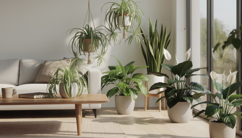 découvrez comment la décoration biophilique utilise les plantes pour purifier l'air intérieur, améliorer la qualité de vie et créer un environnement sain et naturel chez vous.
