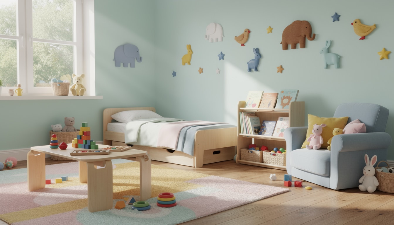 Comment la décoration de la chambre d’enfant stimule l’éveil