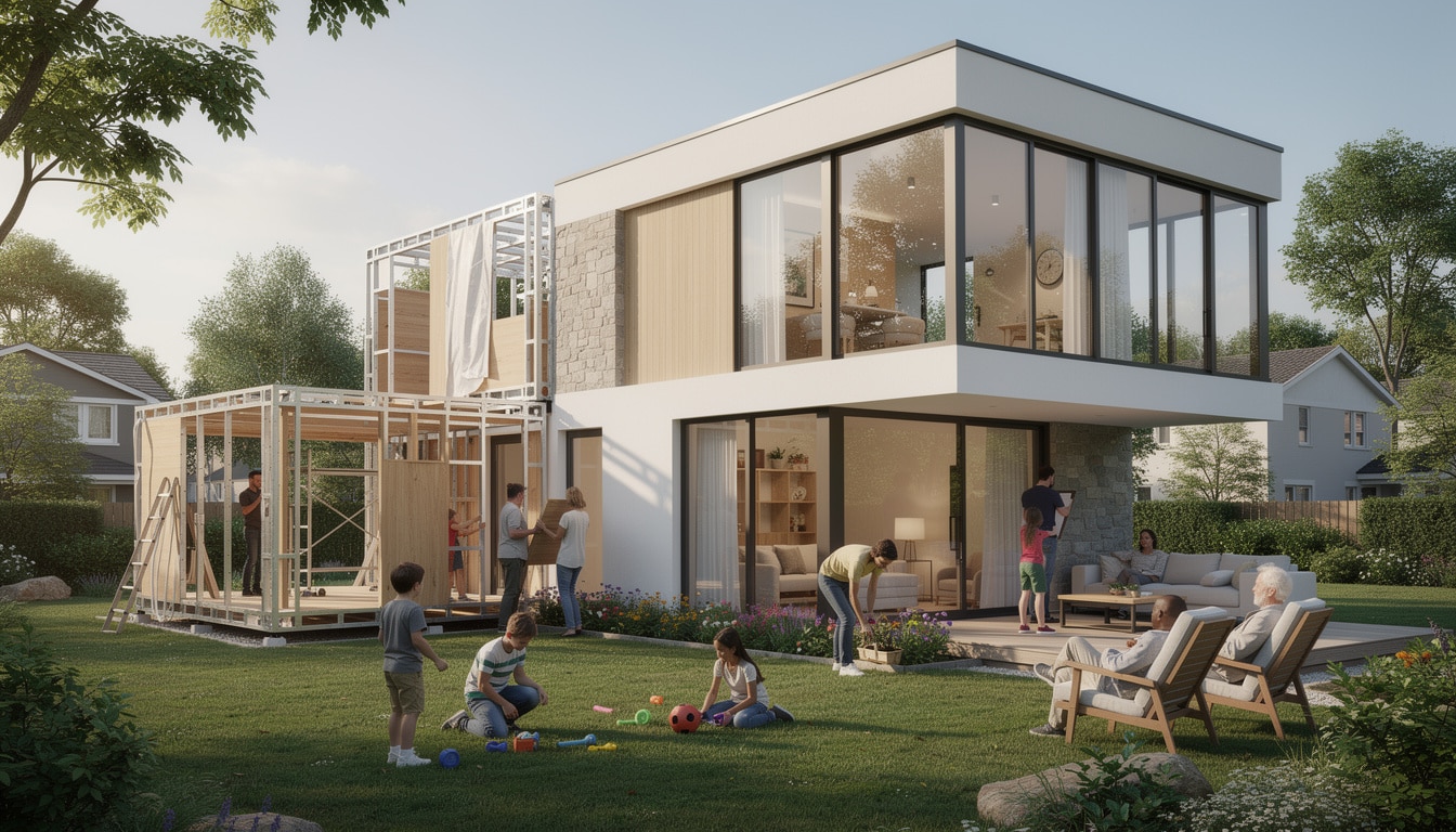 Comment la maison évolutive s’adapte à l’agrandissement de la famille