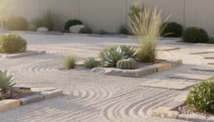 découvrez comment un jardin de gravier demande moins d'entretien grâce à ses matériaux durables et sa gestion simplifiée de l'arrosage et des mauvaises herbes.