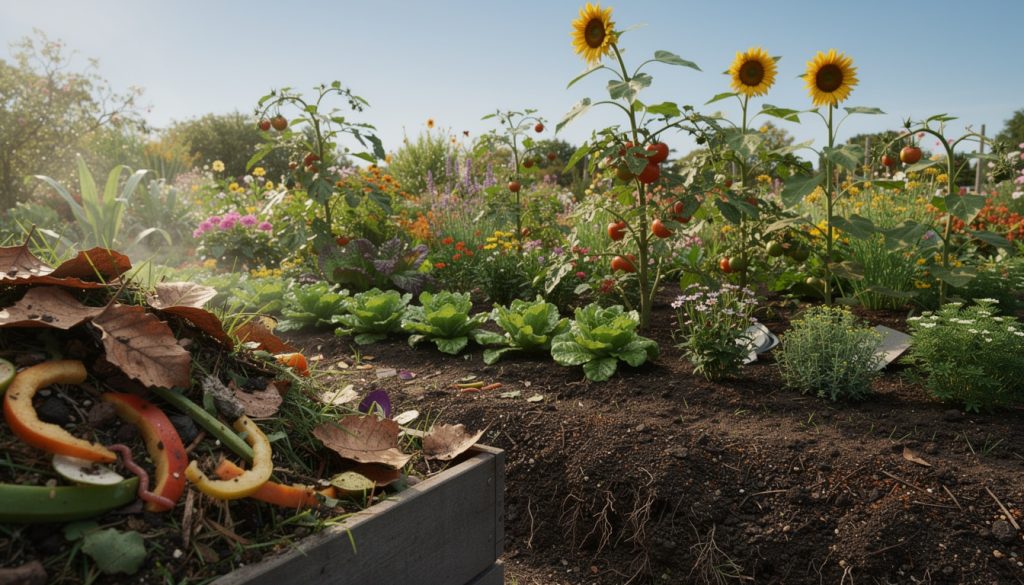 découvrez comment le compostage enrichit le sol de votre jardin, favorisant une croissance saine et durable de vos plantes.