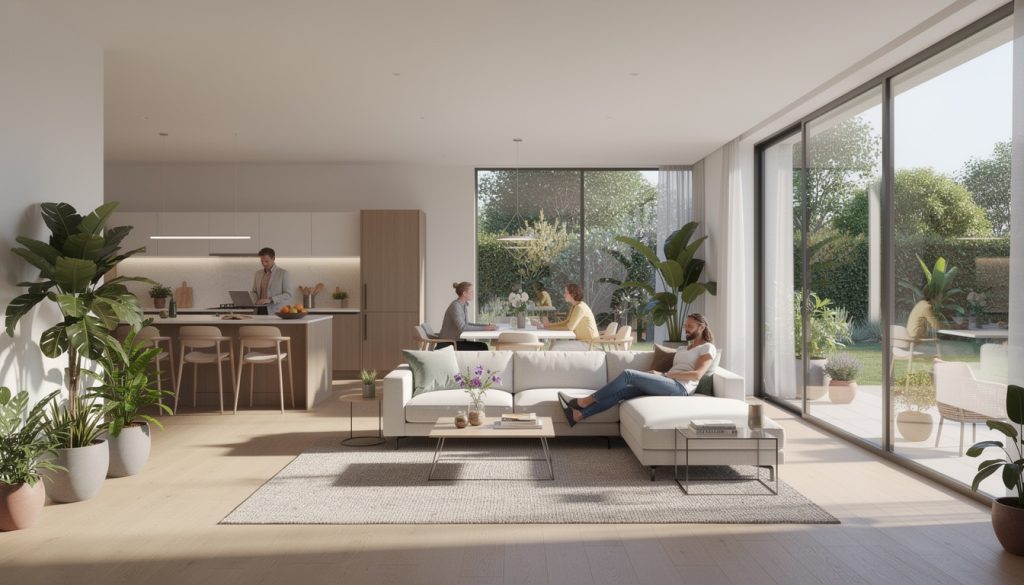 découvrez comment l'aménagement en espace ouvert transforme notre mode de vie au sein de la maison, favorisant convivialité, luminosité et liberté de mouvement.