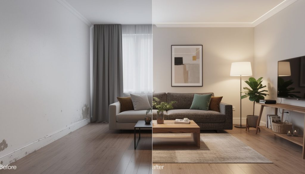 découvrez comment les travaux de décoration peuvent grandement améliorer l'attractivité locative de votre bien et optimiser vos revenus locatifs.