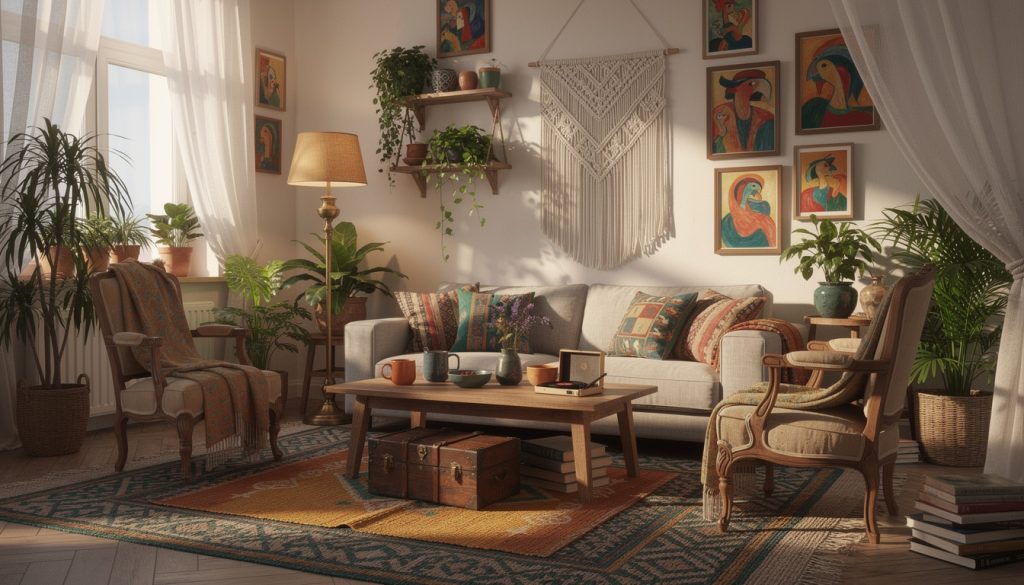 découvrez comment la décoration bohème chic permet d'exprimer votre personnalité unique à travers des choix de design libre, chaleureux et créatifs.