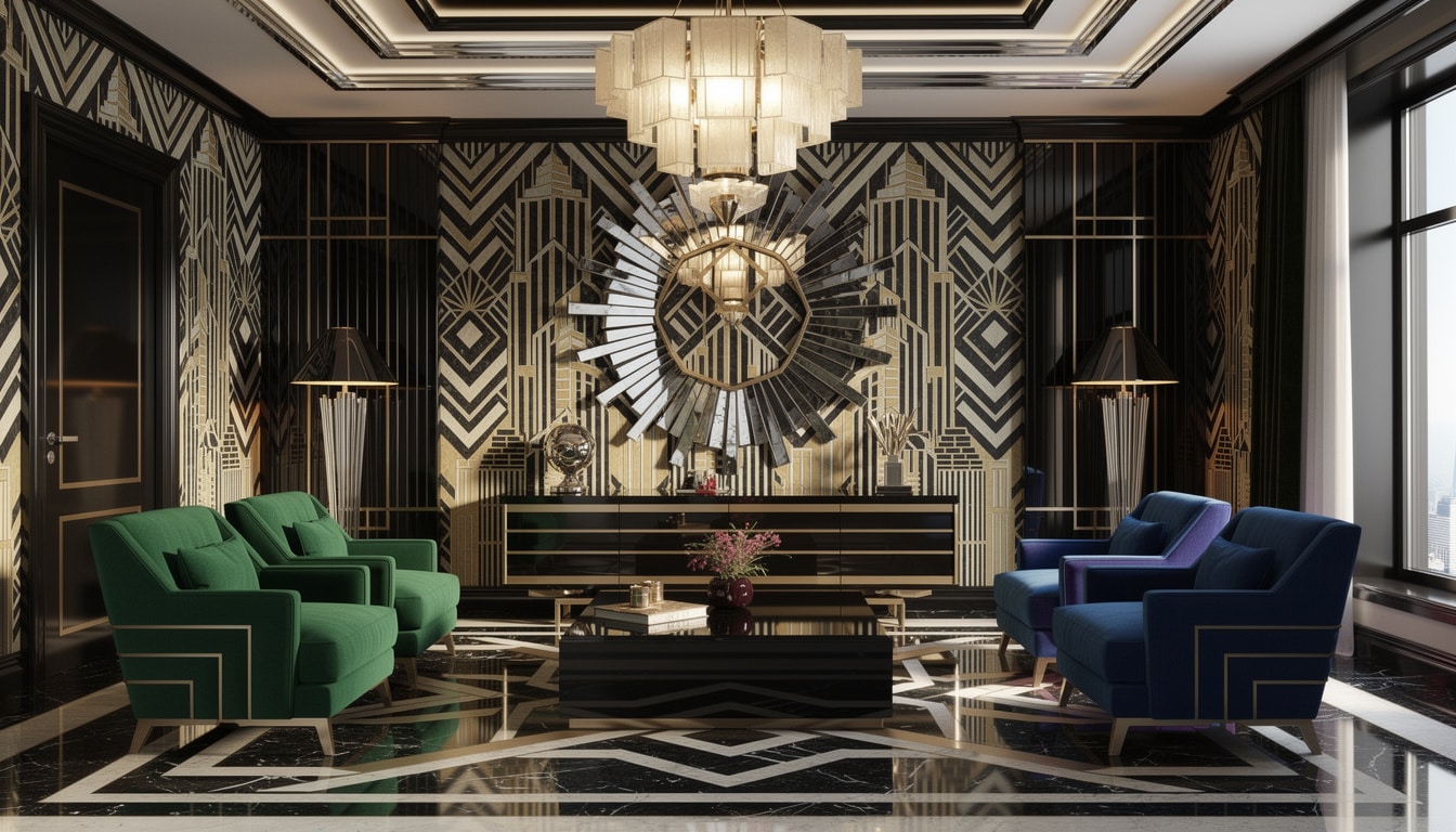 Pourquoi la décoration de style Art Déco privilégie la géométrie