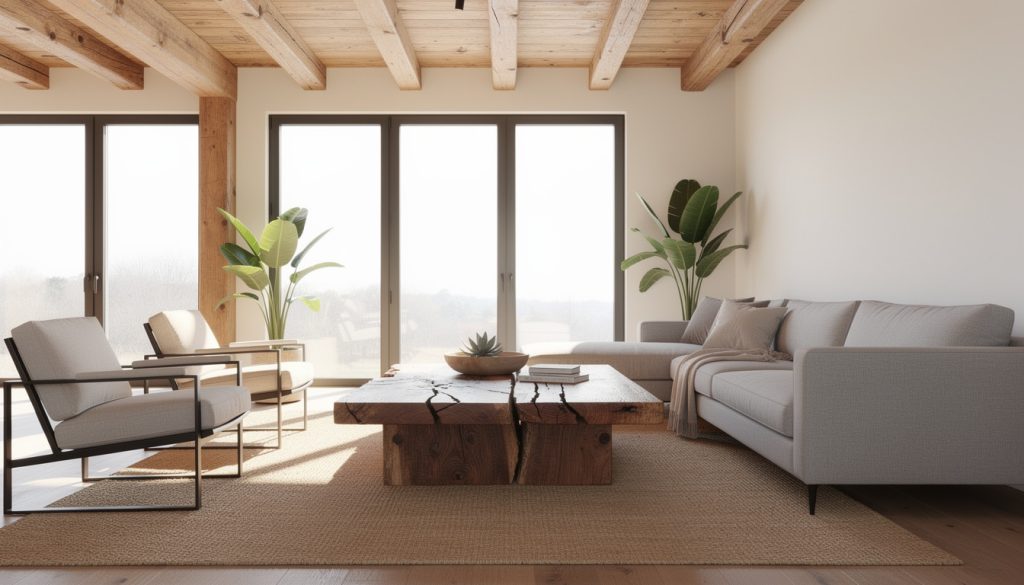 découvrez pourquoi la décoration rustique moderne valorise le bois brut pour créer des espaces chaleureux, authentiques et pleins de caractère.