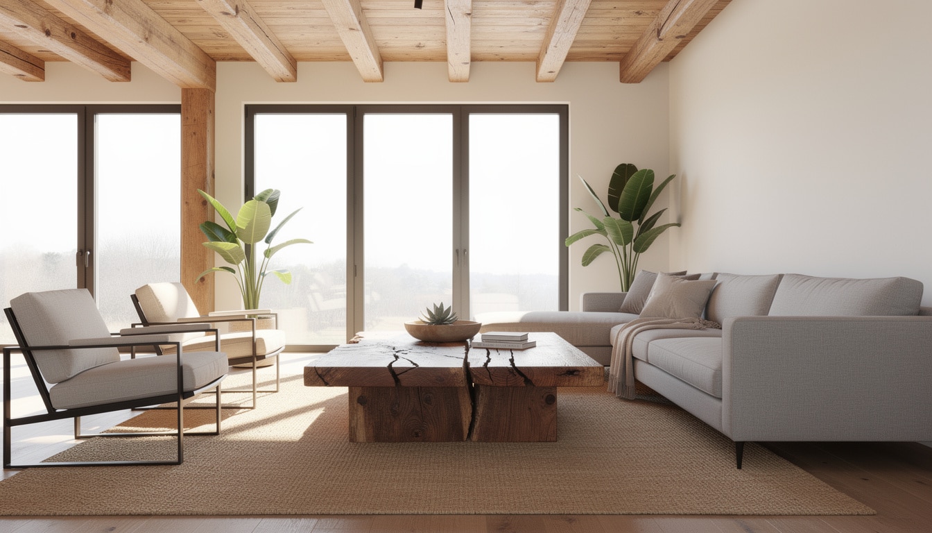 Pourquoi la décoration rustique moderne mise sur le bois brut