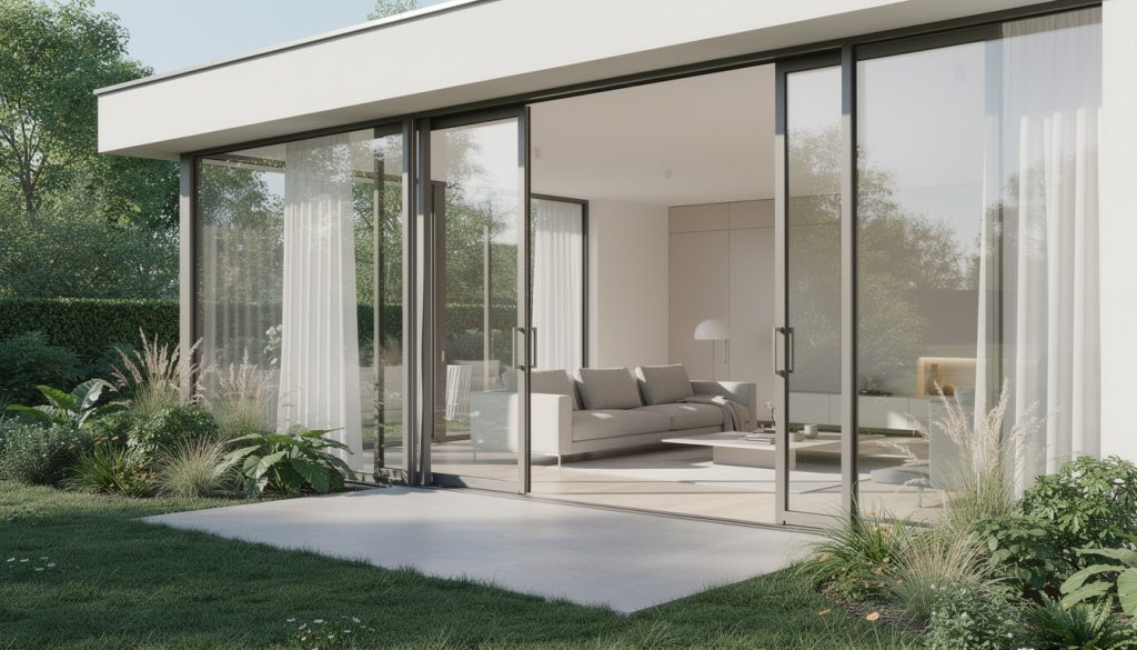 découvrez pourquoi la maison contemporaine mise sur les grandes baies vitrées pour maximiser la lumière naturelle, offrir une vue panoramique et créer une sensation d'espace ouverte et moderne.