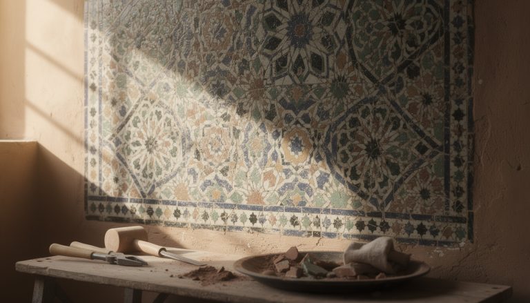découvrez comment la décoration par le zellige valorise l'artisanat traditionnel en apportant une touche unique et authentique à vos espaces.