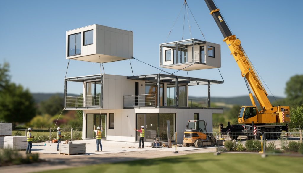 découvrez comment la maison modulaire facilite un emménagement rapide grâce à une construction simplifiée et un délai réduit.
