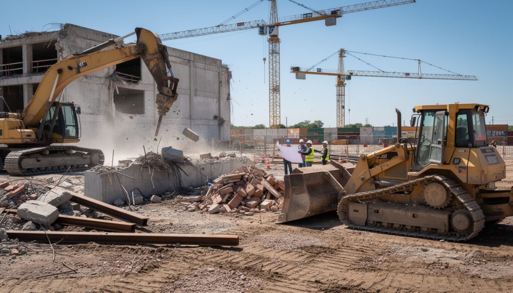 découvrez comment les travaux de démolition sont essentiels pour préparer efficacement un nouveau projet de construction, en assurant un terrain propre et sécurisé.