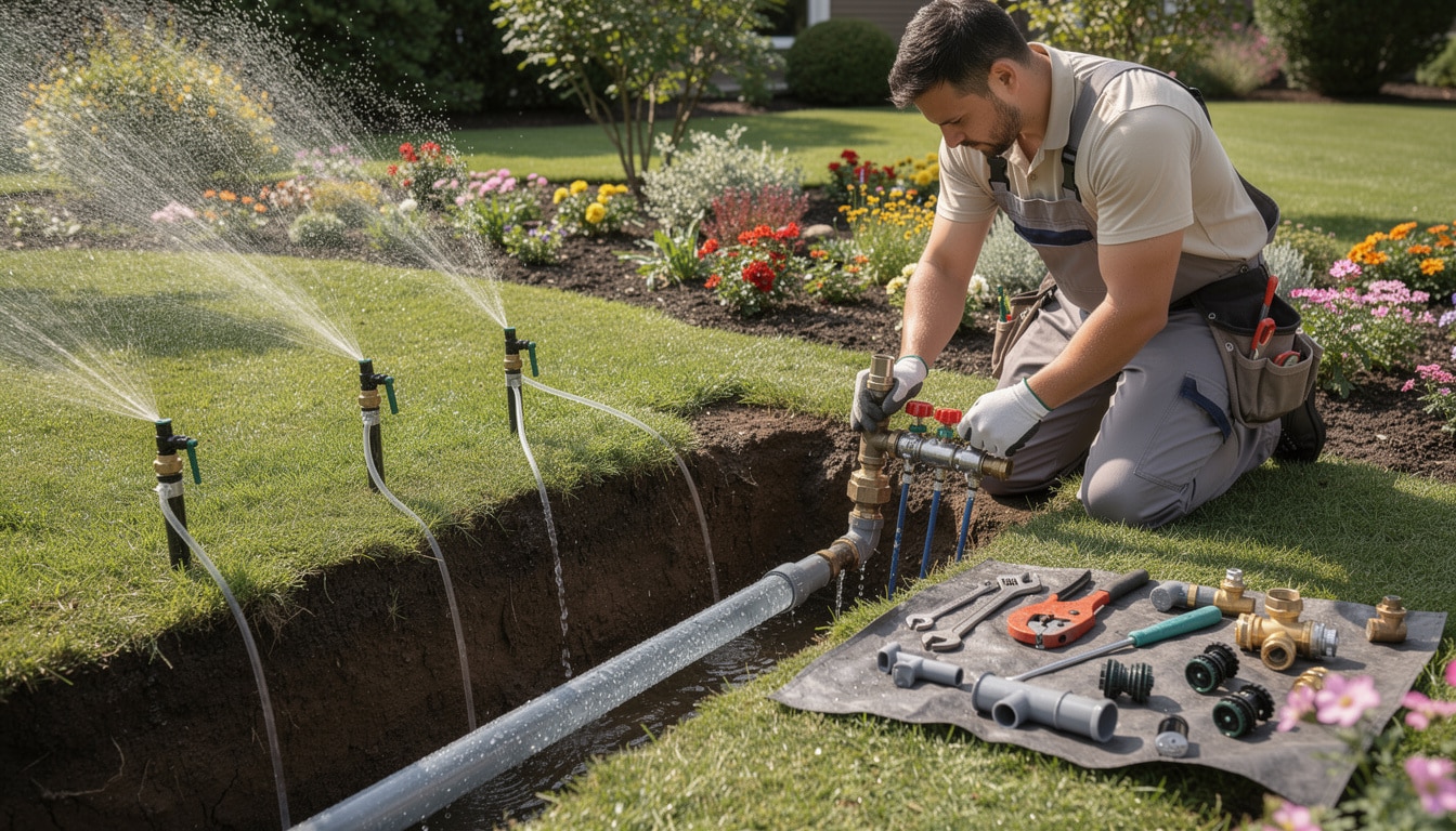 Comment les travaux de plomberie gèrent l’arrosage