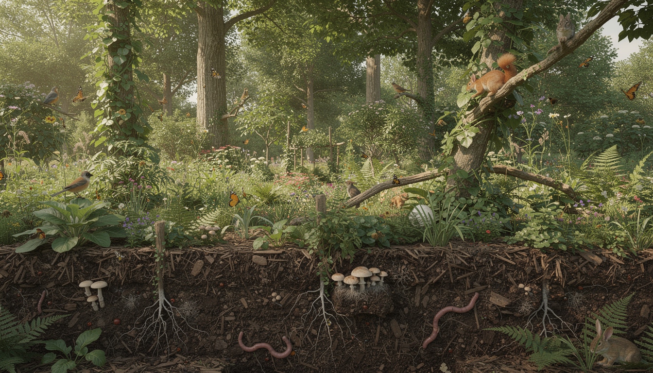 Pourquoi le jardin en permaculture imite les écosystèmes