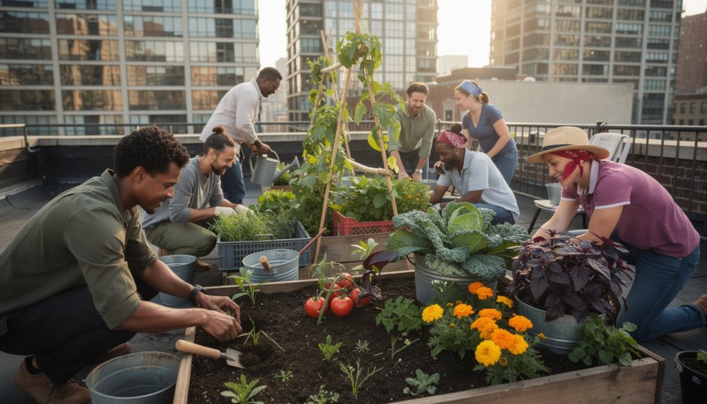 découvrez comment le jardin urbain devient un acte de réappropriation en transformant les espaces urbains, renforçant le lien avec la nature et favorisant l'autonomie alimentaire.