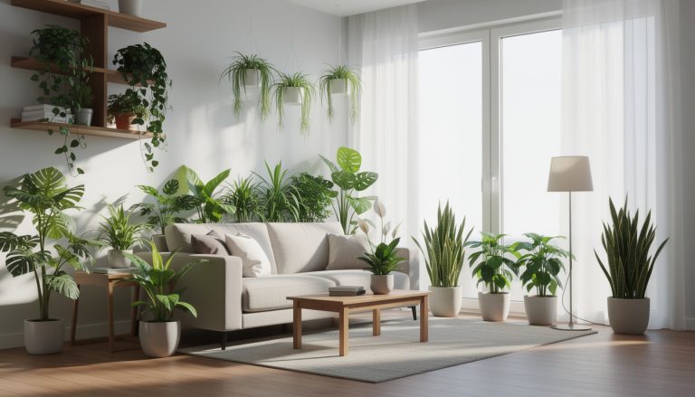 découvrez comment un jardin d'intérieur peut purifier l'air de votre maison même sans balcon, en apportant fraîcheur et bien-être à votre espace de vie.