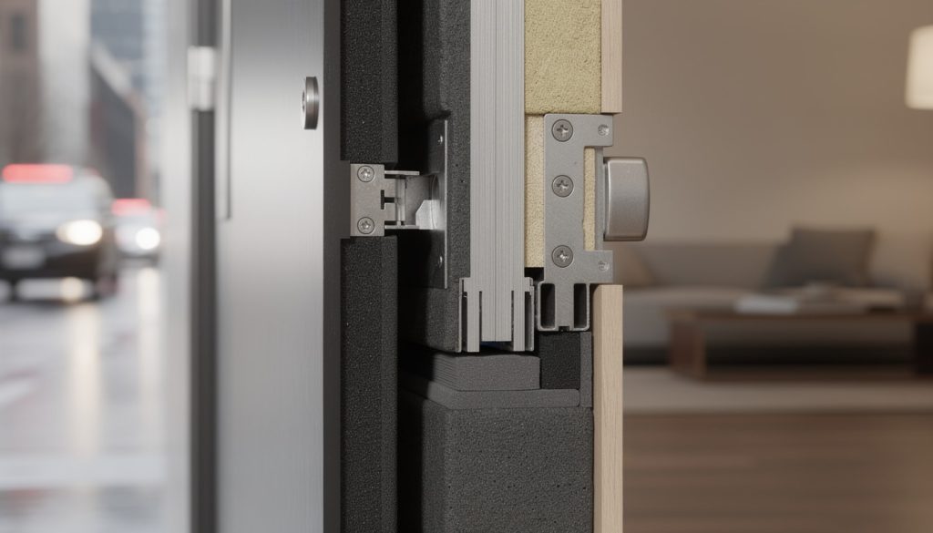 découvrez comment les travaux de rénovation de votre porte d'entrée peuvent améliorer l'isolation phonique de votre logement et réduire les nuisances sonores.