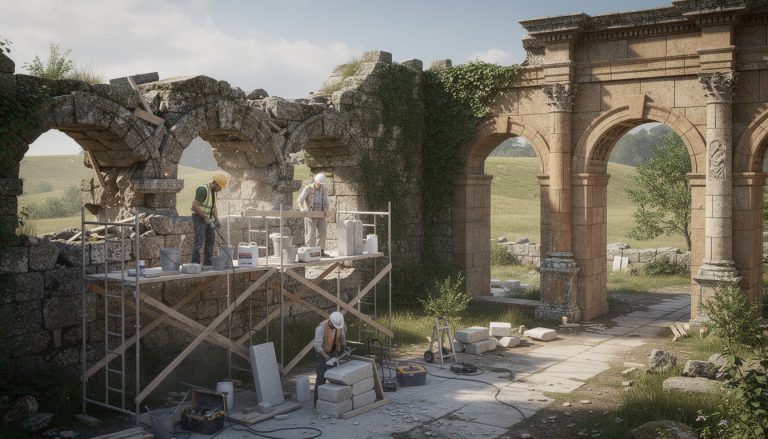 découvrez comment les travaux de réhabilitation transforment et sauvent les ruines, préservant ainsi le patrimoine historique pour les générations futures.