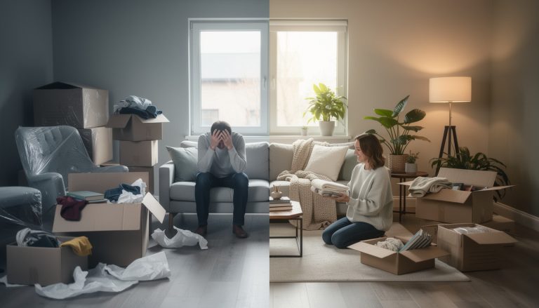 découvrez comment la décoration influence le stress lors d'un déménagement et des astuces pour rendre cette transition plus sereine.