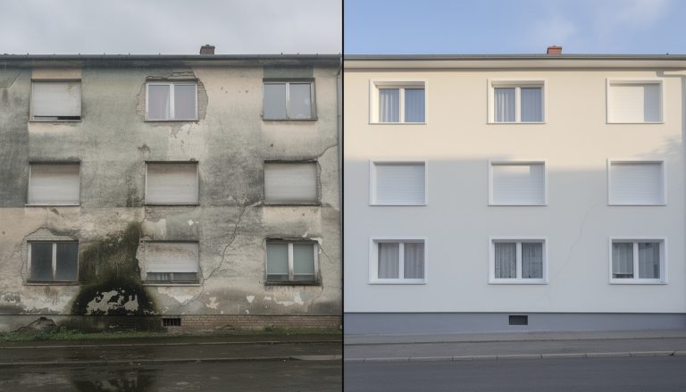 découvrez comment les travaux de ravalement protègent votre bâtiment contre l'humidité, améliorent l'isolation et prolongent la durée de vie des façades.