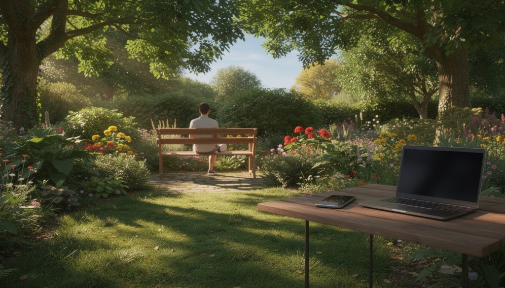 découvrez comment le jardinage favorise la déconnexion numérique en offrant un espace de détente, de reconnexion avec la nature et de bien-être mental.