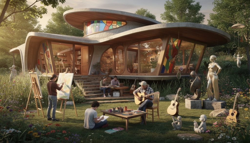découvrez pourquoi les maisons atypiques séduisent particulièrement les profils créatifs, offrant un cadre unique qui stimule l'imagination et l'inspiration.