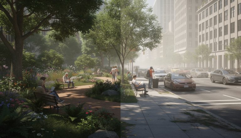 découvrez comment les jardins contribuent à atténuer l'effet d'îlot de chaleur en améliorant la qualité de l'air et en régulant la température urbaine.