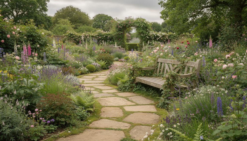 découvrez pourquoi le jardin à l'anglaise met en valeur le foisonnement pour créer un espace naturel, romantique et harmonieux.
