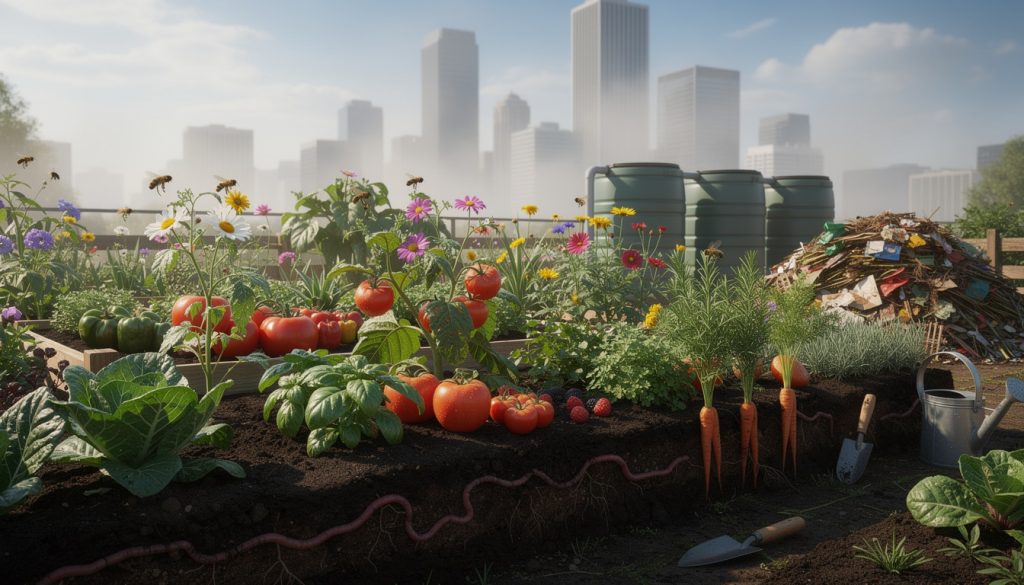 découvrez comment un jardin nourricier peut réduire votre empreinte carbone en favorisant la biodiversité, en limitant les transports alimentaires et en améliorant la qualité du sol.