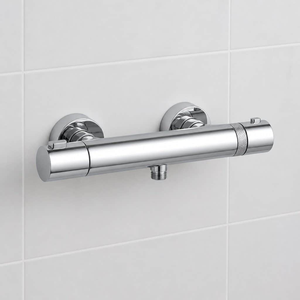 Mitigeur thermostatique douche finition chromée — vue produit