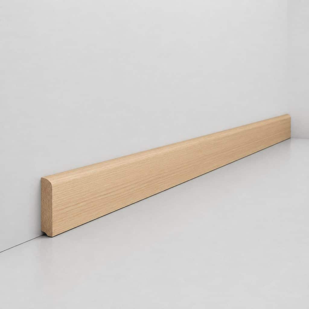 Plinthe bois laquée blanc — vue produit
