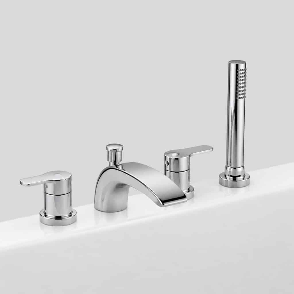 Robinet de baignoire monotrou finition noire — vue produit