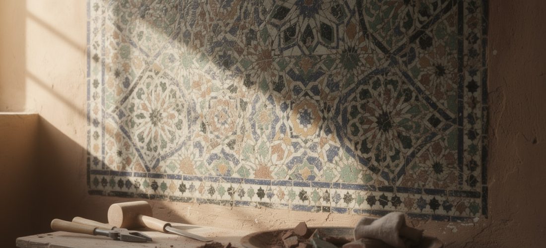 découvrez comment la décoration par le zellige valorise l'artisanat traditionnel en apportant une touche unique et authentique à vos espaces.