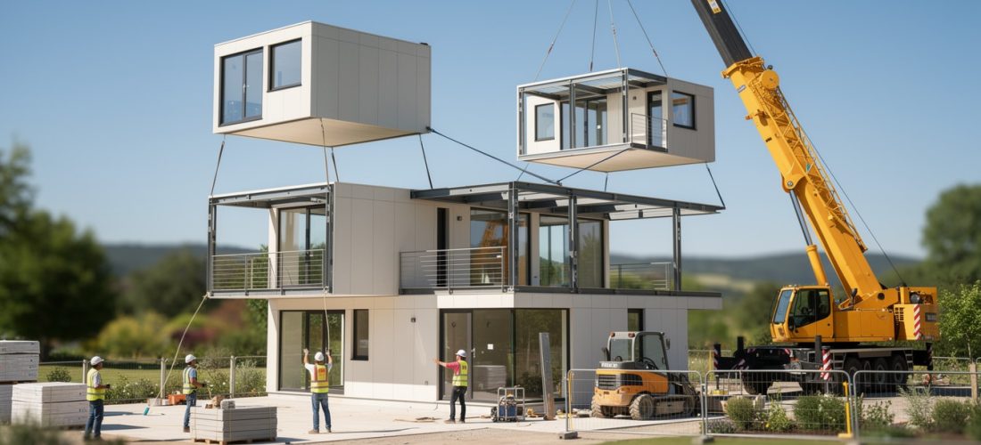 découvrez comment la maison modulaire facilite un emménagement rapide grâce à une construction simplifiée et un délai réduit.