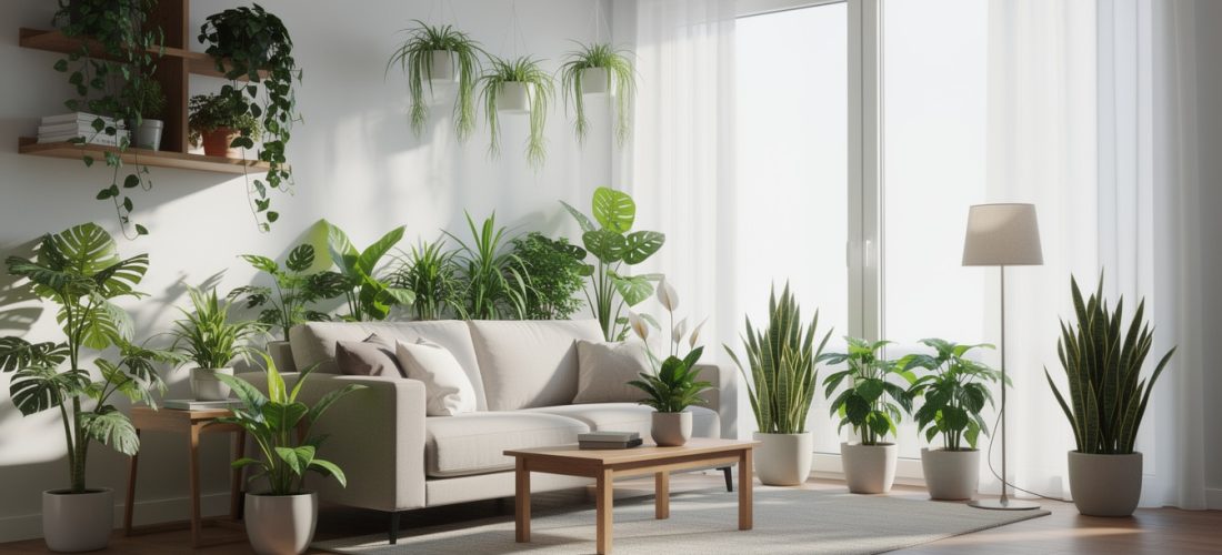 découvrez comment un jardin d'intérieur peut purifier l'air de votre maison même sans balcon, en apportant fraîcheur et bien-être à votre espace de vie.