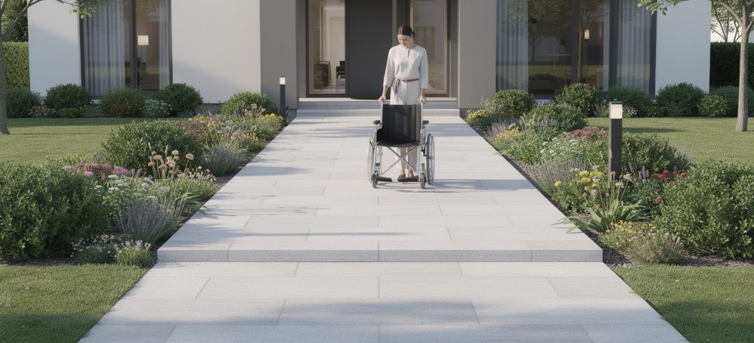 découvrez comment les travaux de dallage extérieur améliorent l'accessibilité en sécurisant et en facilitant les déplacements autour de votre maison.
