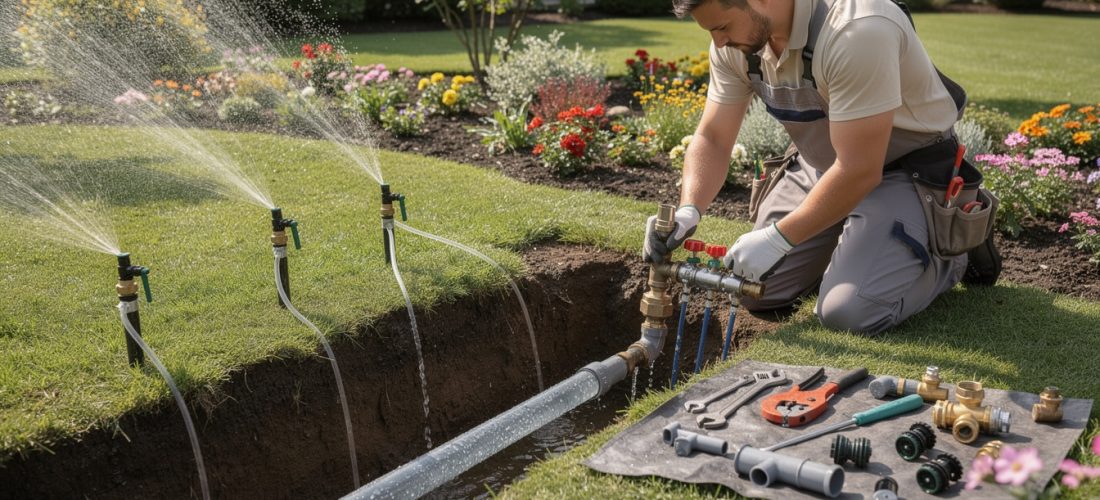 découvrez comment les travaux de plomberie permettent une gestion efficace de l'arrosage pour un jardin verdoyant et un système fiable.