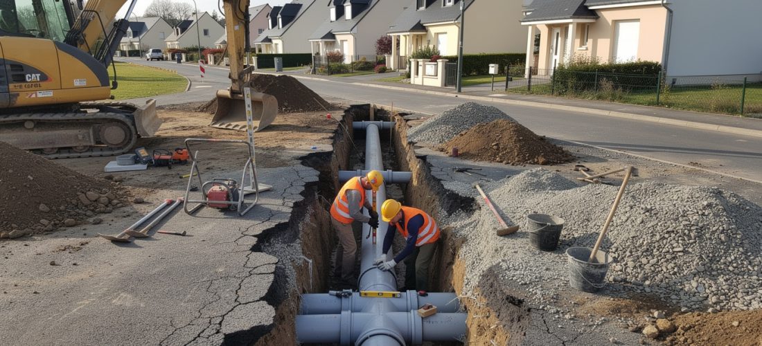 découvrez comment les travaux de raccordement au tout-à-l'égout sont planifiés, réalisés et réglementés pour assurer une gestion efficace et conforme aux normes.