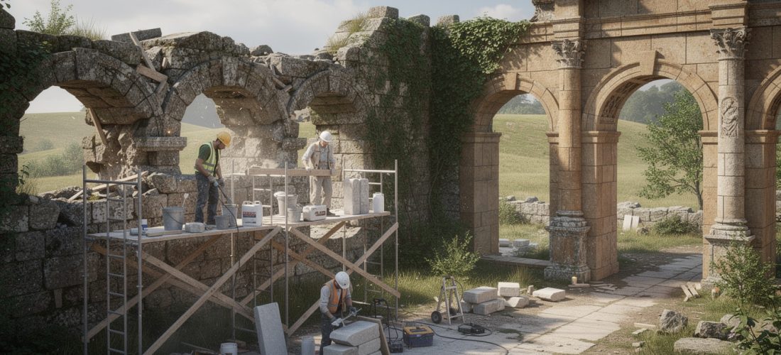 découvrez comment les travaux de réhabilitation transforment et sauvent les ruines, préservant ainsi le patrimoine historique pour les générations futures.