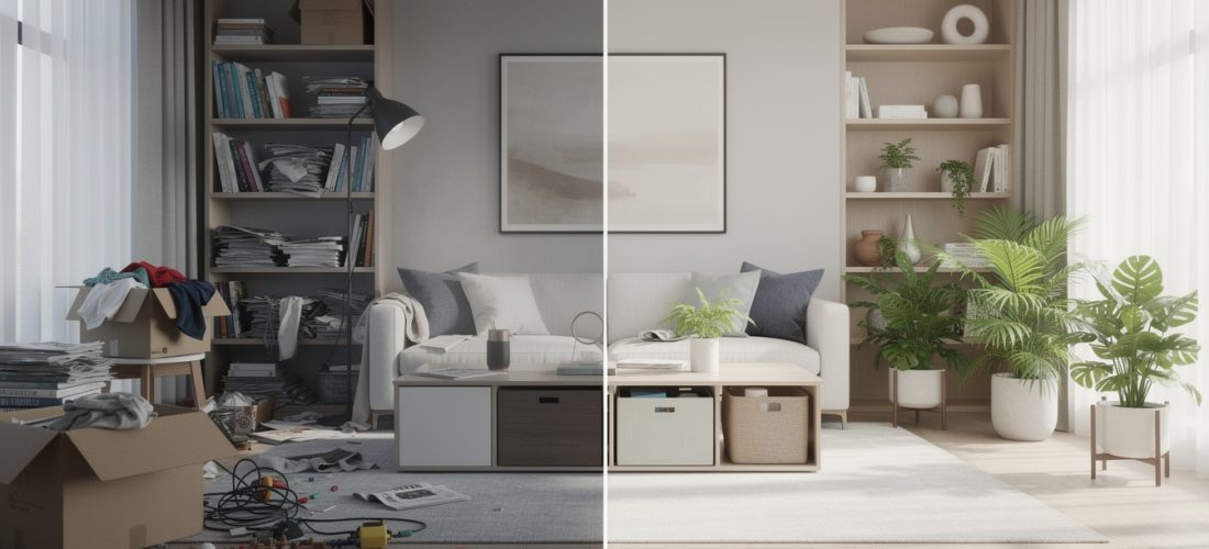 découvrez comment une décoration bien pensée peut aider à réduire l'encombrement et optimiser l'espace dans votre intérieur.