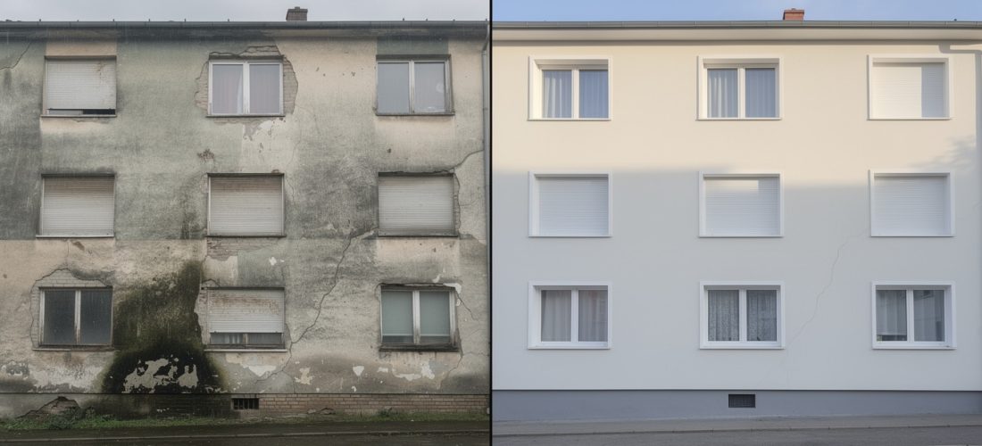 découvrez comment les travaux de ravalement protègent votre bâtiment contre l'humidité, améliorent l'isolation et prolongent la durée de vie des façades.