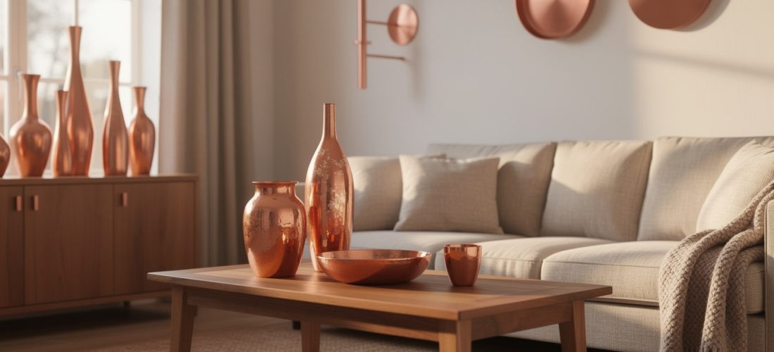 découvrez comment la décoration en cuivre peut transformer votre intérieur en apportant des reflets chauds et lumineux, créant une ambiance conviviale et élégante.