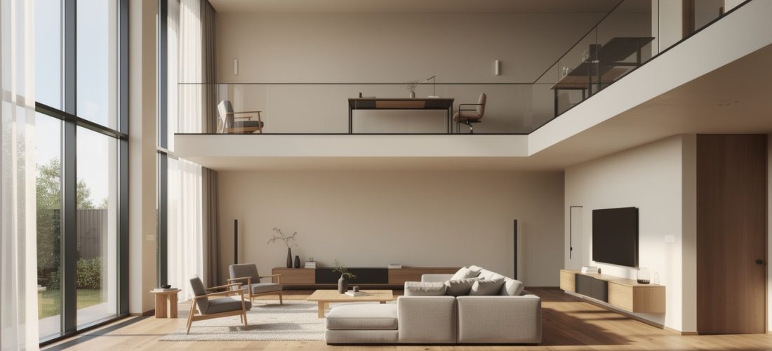 découvrez comment une maison avec mezzanine optimise l'espace intérieur en offrant des volumes ouverts et lumineux, tout en maximisant chaque mètre carré pour un confort optimal.