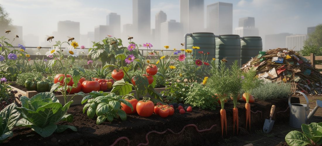découvrez comment un jardin nourricier peut réduire votre empreinte carbone en favorisant la biodiversité, en limitant les transports alimentaires et en améliorant la qualité du sol.